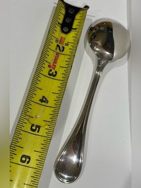 Christofle Albi Silverplated Cream Soup Spoon
